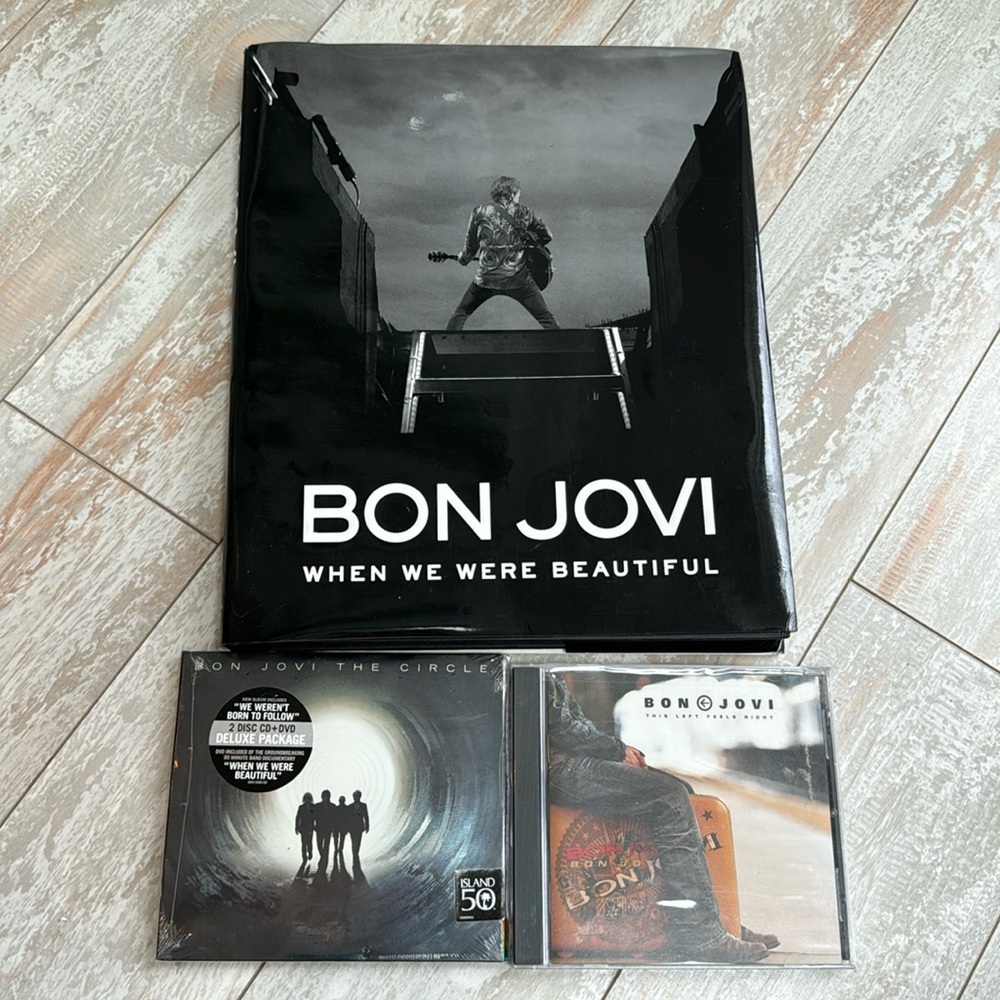 Bon Jovi Book and CDs